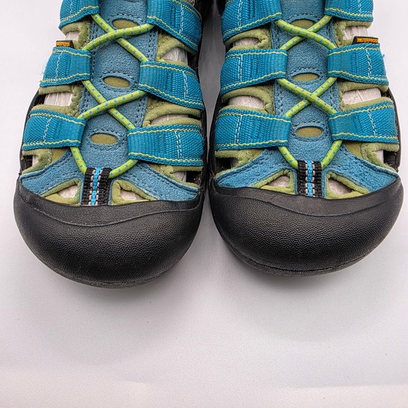 Keen Waterpoof Sandals Men's Size 6 US Blue Green Closed Toe Water Shoes - Picture 10 of 12